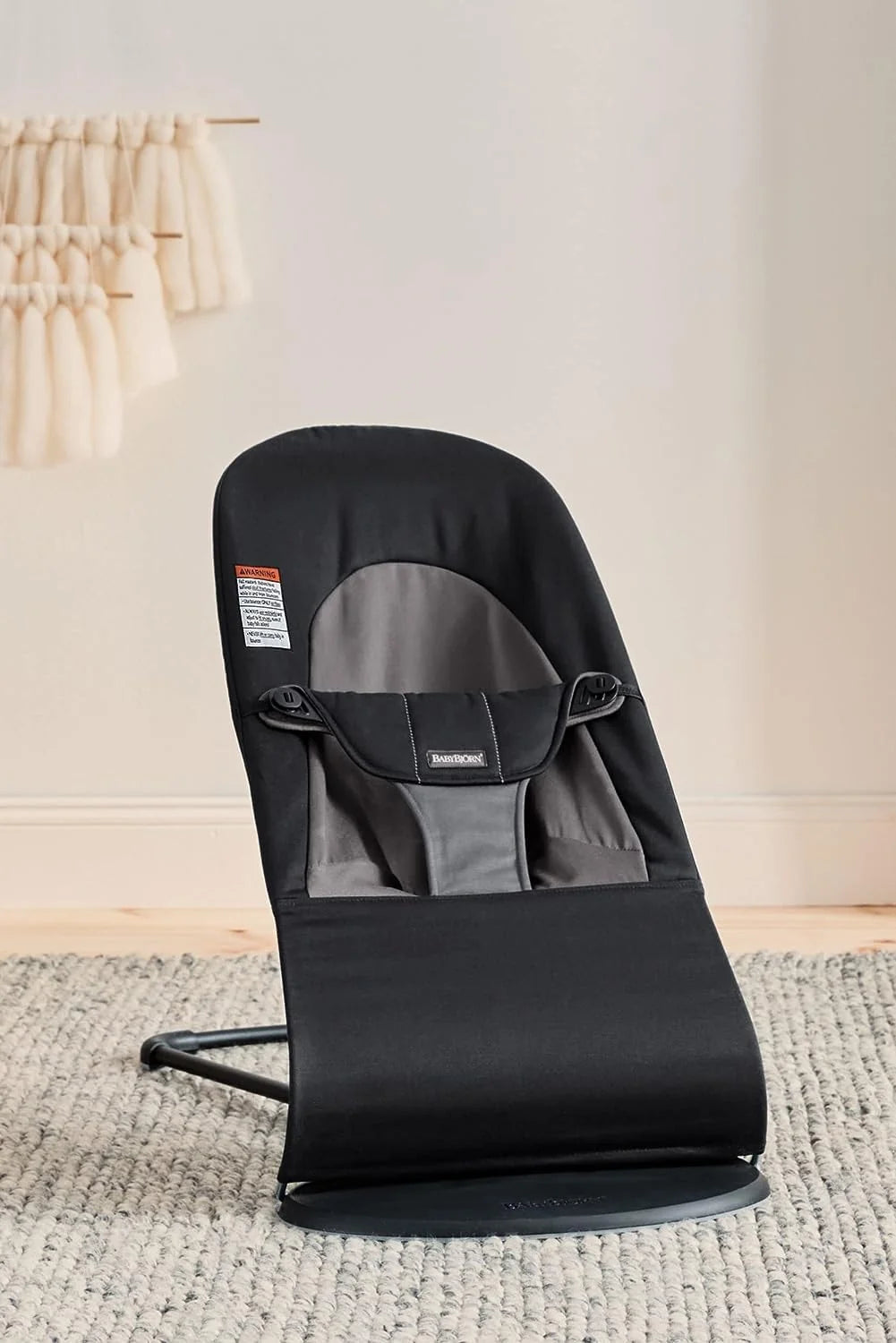 BabyBjörn - Bouncer Balance Soft | Woven | Black / Dark Grey