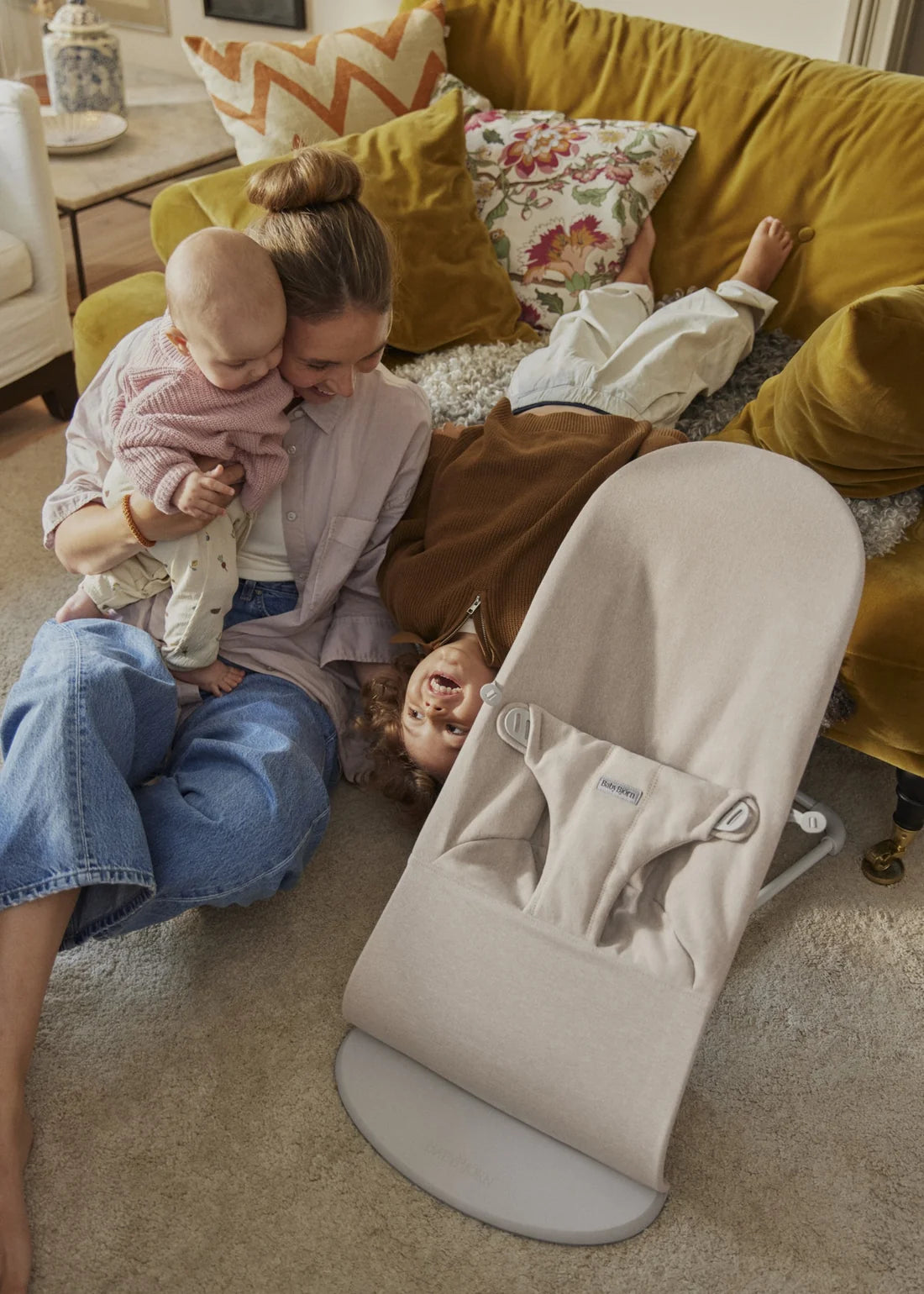 BabyBjörn - Bouncer Bliss | Woven | Light Beige
