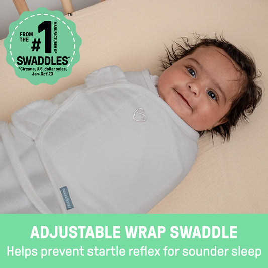 SwaddleME - All Season Swaddle, Size 0-3 Months, 1pk - Dream Waves