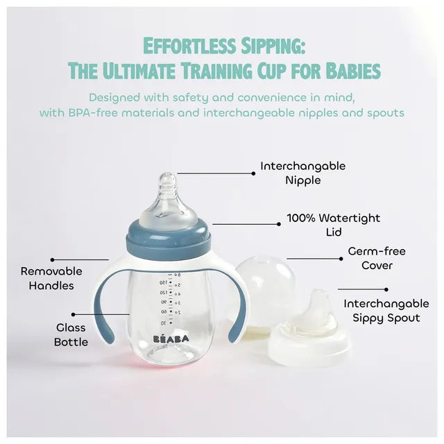 2-in-1 Learning Cup Windy Blue