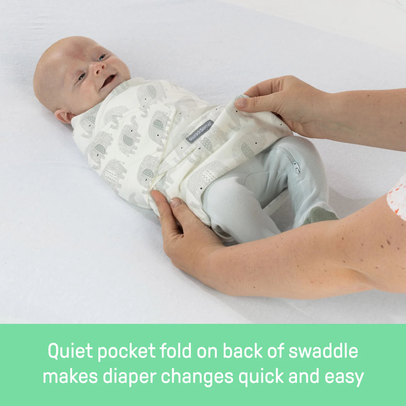 SwaddleME - Monogram Collection, Size 0-3 Months, 1pk - Star Dot