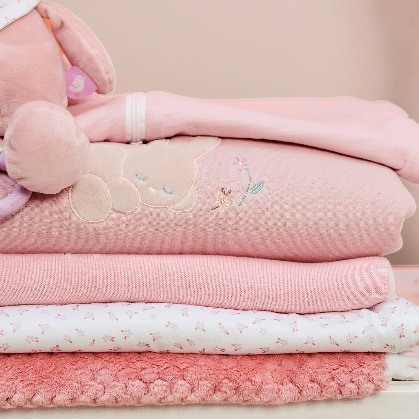 ALICE & POMME Small plaid 75*100 pink jacquard