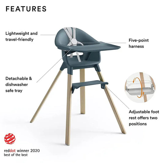 Stokke Clikk Highchair Fjord Blue