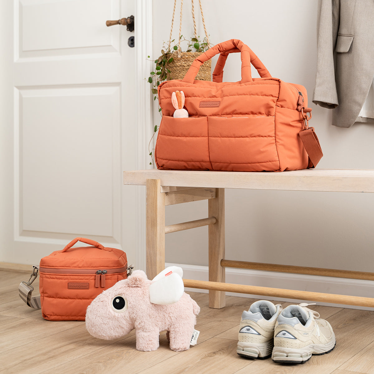 Quilted Changing Bag Papaya