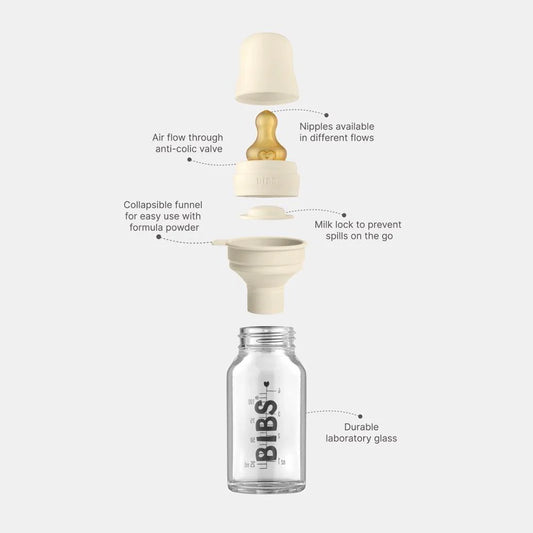 Bibs Baby Bottle 110ml Baby ivory