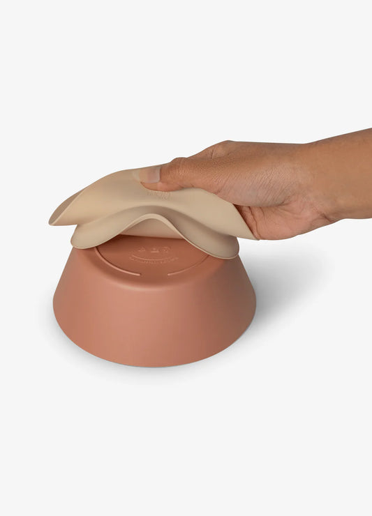 Citron Silicone Bowl Suction Beige