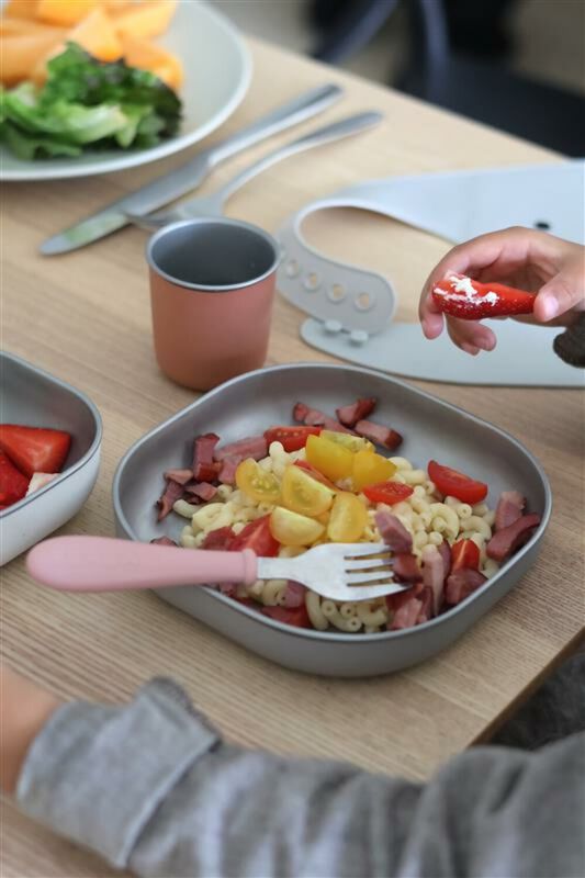 Beaba Stainless Steel Meal Set Terracotta