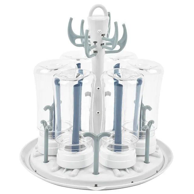 Compact Bottle Drying Rack.