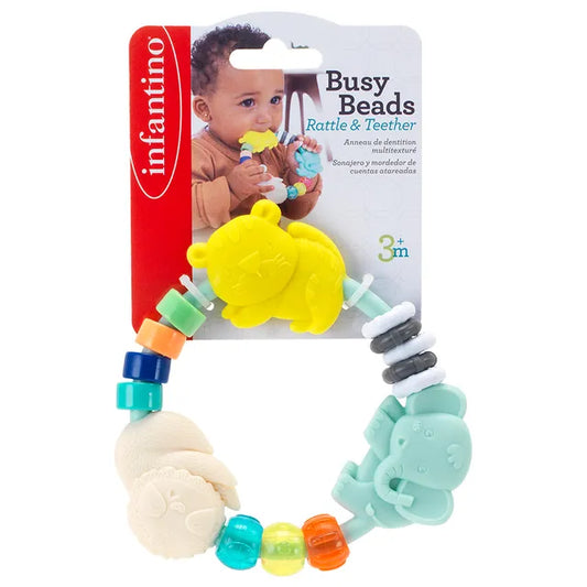 Busy Beads Rattle & Teether