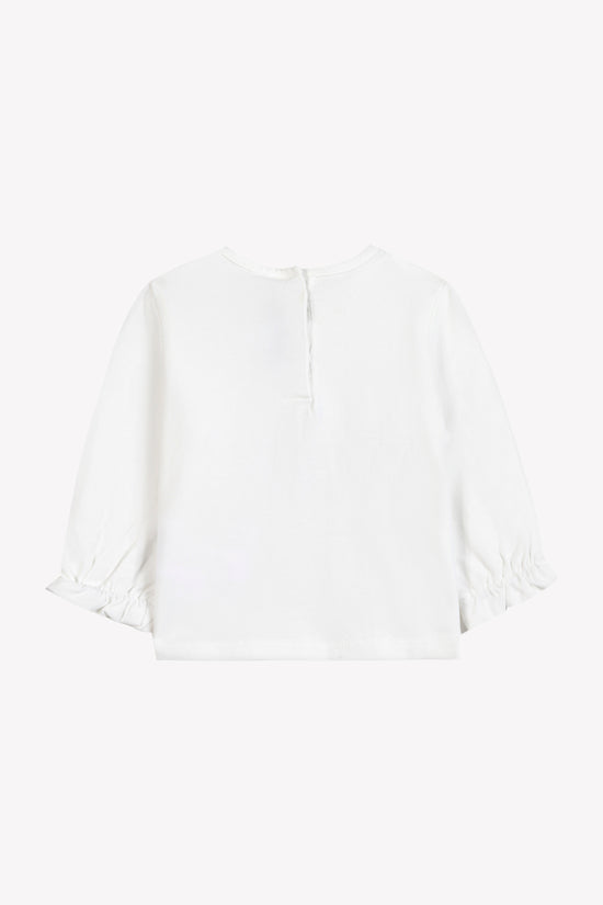 T-shirt Ecru cotton mouse print