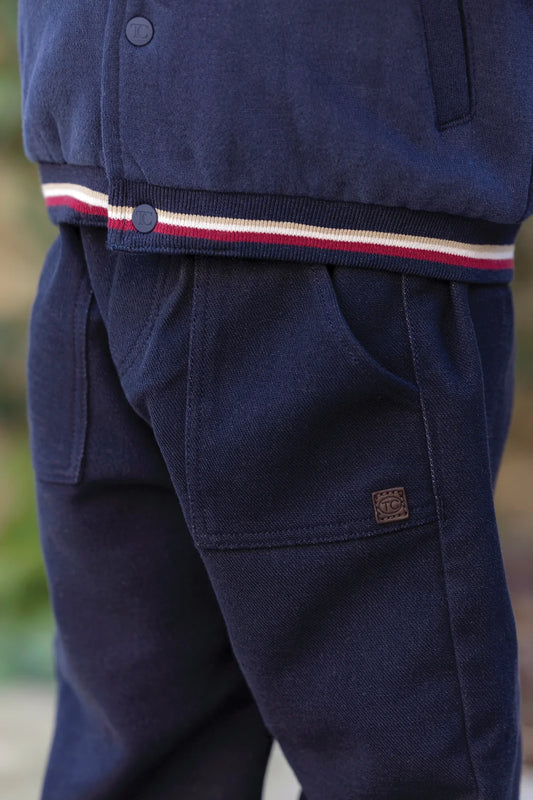 Trousers Navy cotton