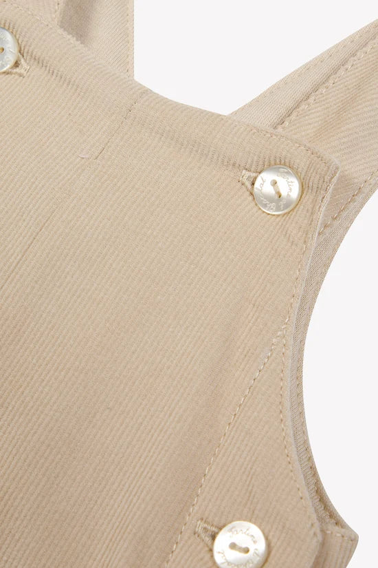 Dungaree long Beige clear Corduroy
