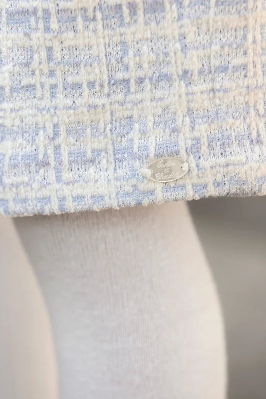 Short Cloud tweed Check