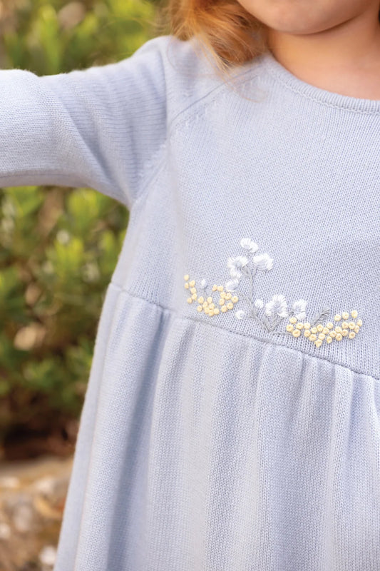 Dress Cloud scalloped wool
