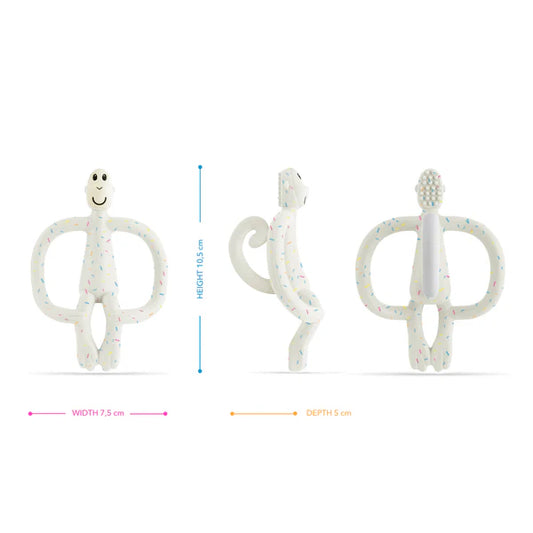 Confetti Cream Original Monkey teething toy