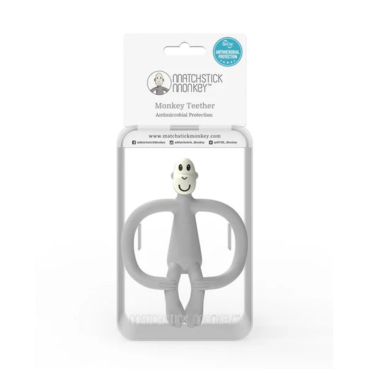 Cool Grey Monkey Teether