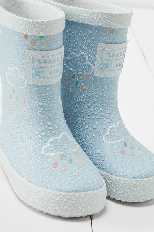 Colour Changing Rainboots -Light Blue
