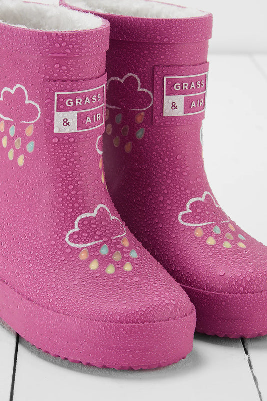 Colour Changing Rainboots -Orchid Pink