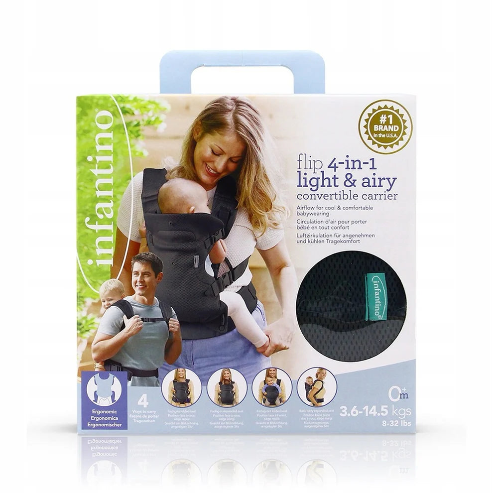 Flip 4-in-1 Light & Airy Convertible
Carrier - Dark Grey