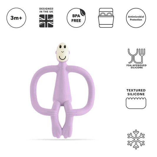 Lilac Original Monkey teething toy