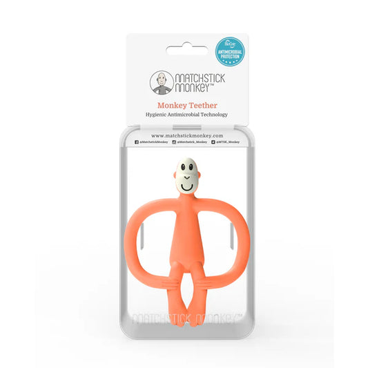 Orange Monkey Teether