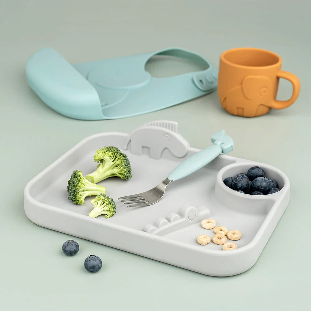 Peekaboo compartment plate - Deer friends