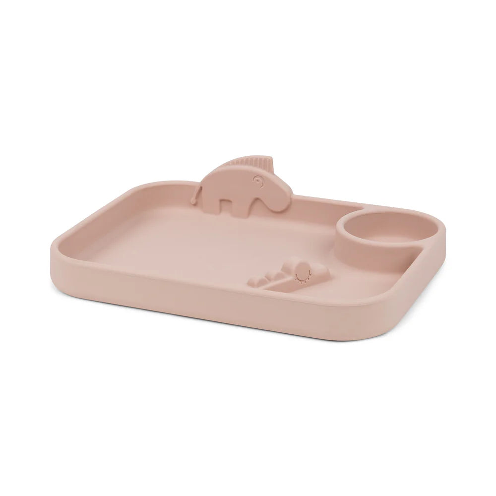 Peekaboo compartment plate - Deer friends