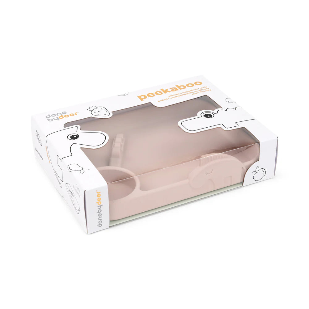 Peekaboo compartment plate - Deer friends