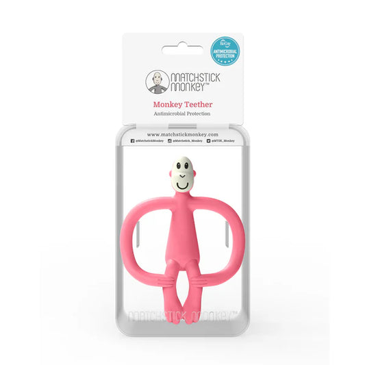 Pink Monkey Teether