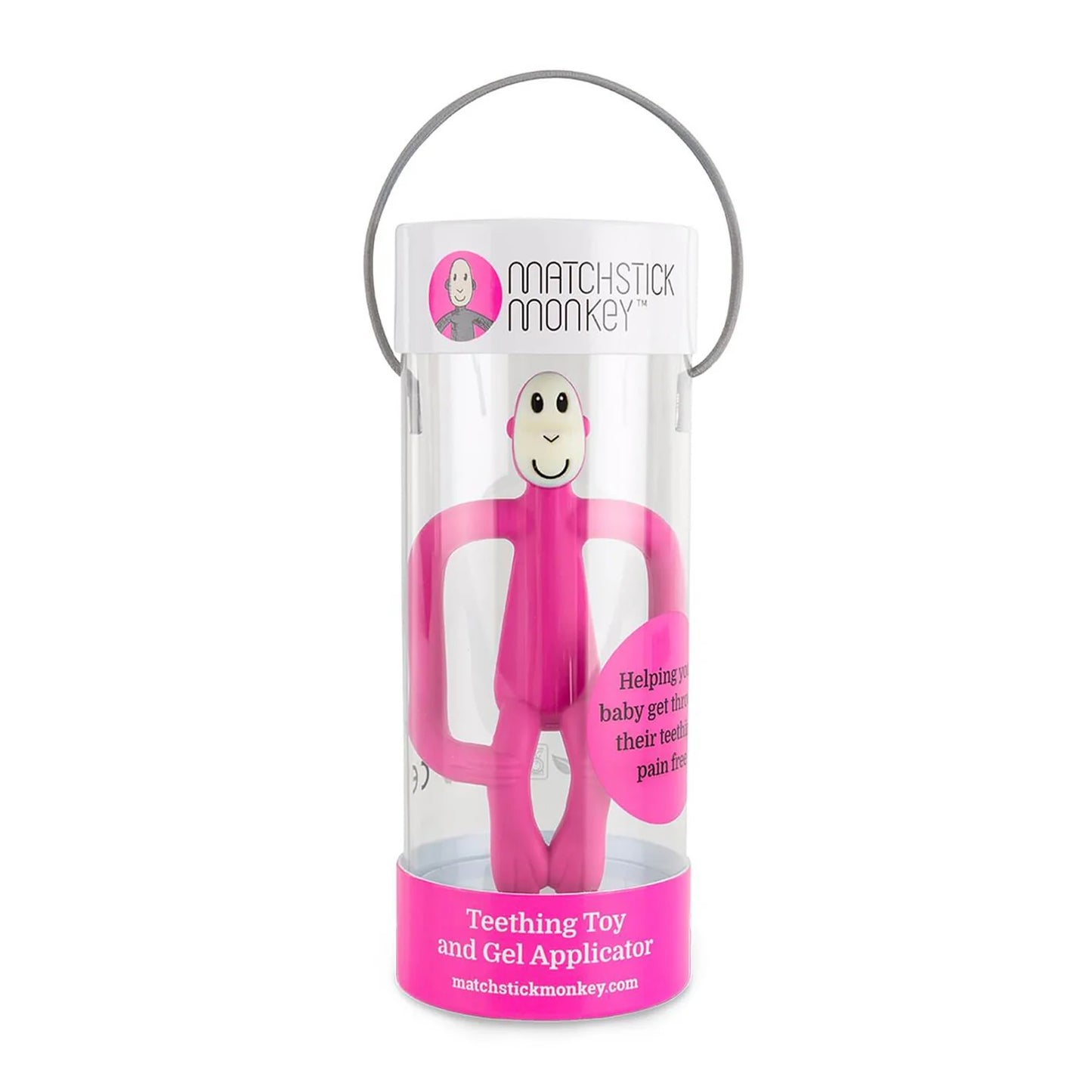 Pink Original Monkey teething toy