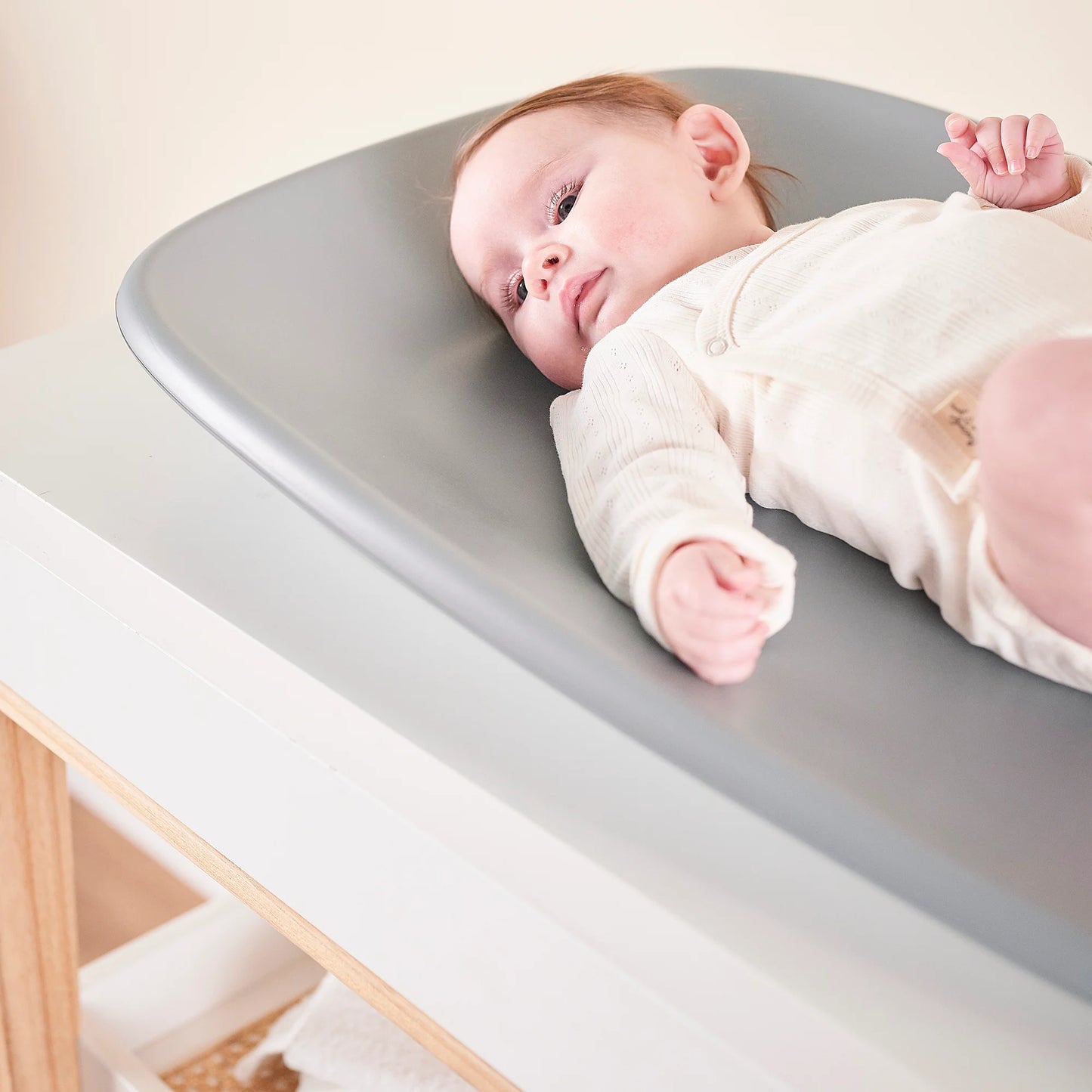 SOFTY changing pad grey