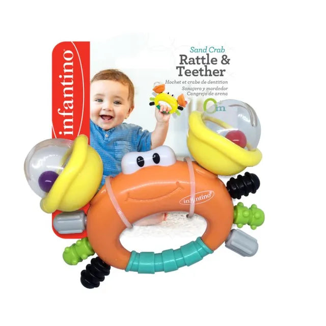 Sand Crab Rattle & Teether (10L)