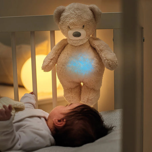 Sleepy Bear cuddly nightlight beige