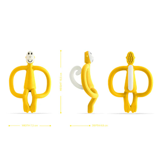 Yellow Original Monkey teething toy