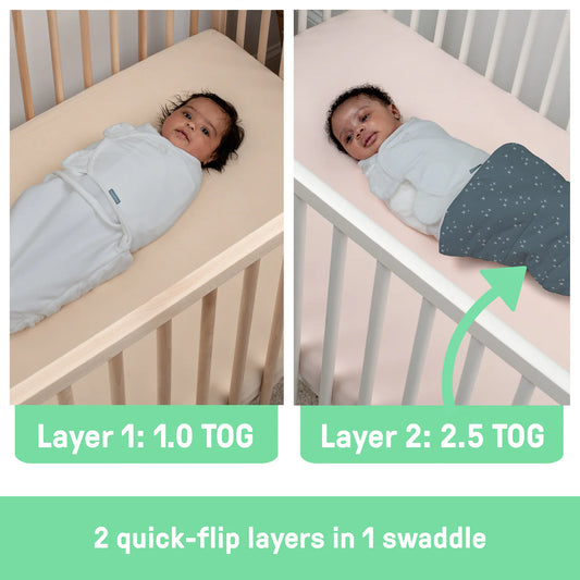 SwaddleME - All Season Swaddle, Size 0-3 Months, 1pk - Stardust