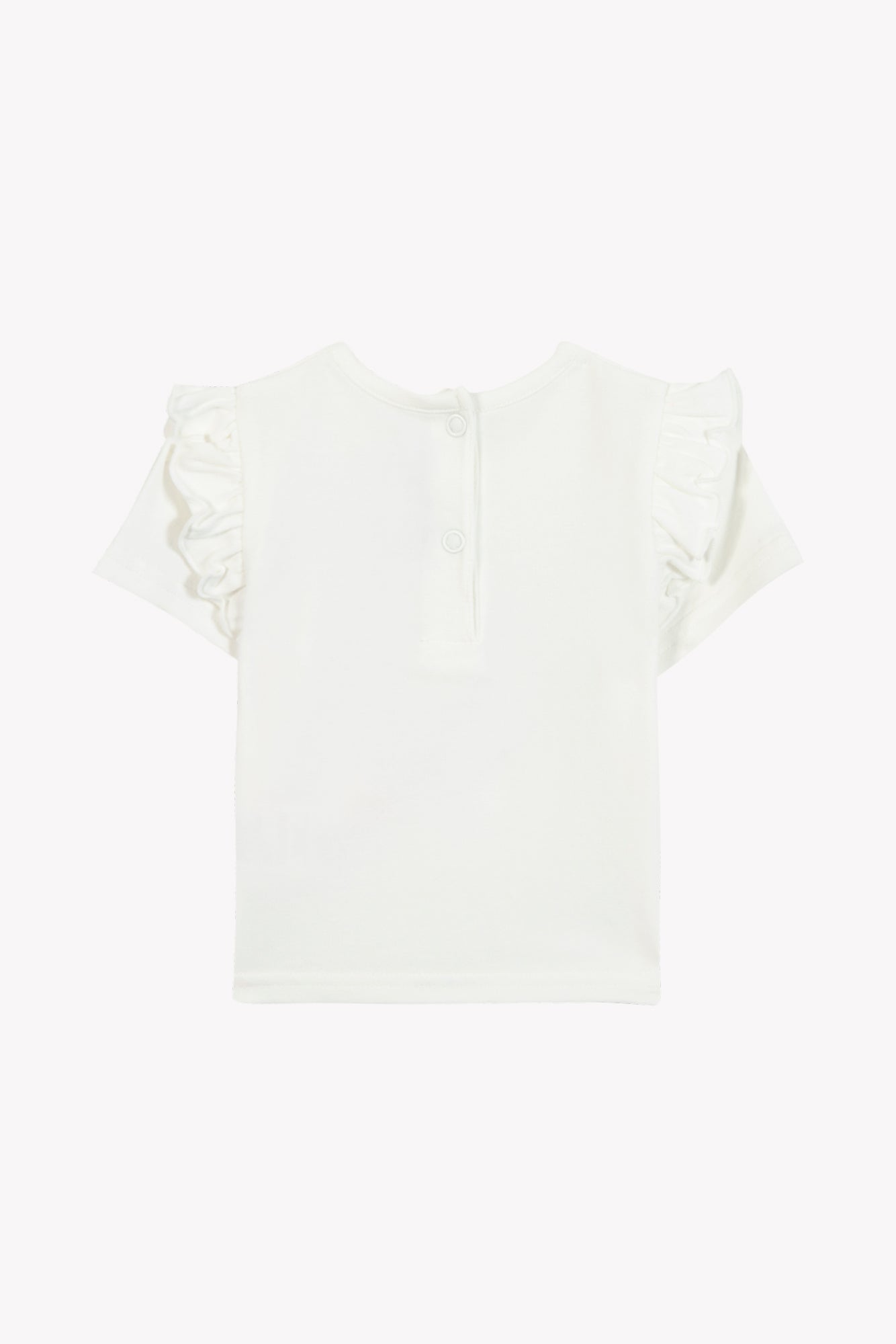 T-shirt
White butterfly cotton Print fabric Liberty
