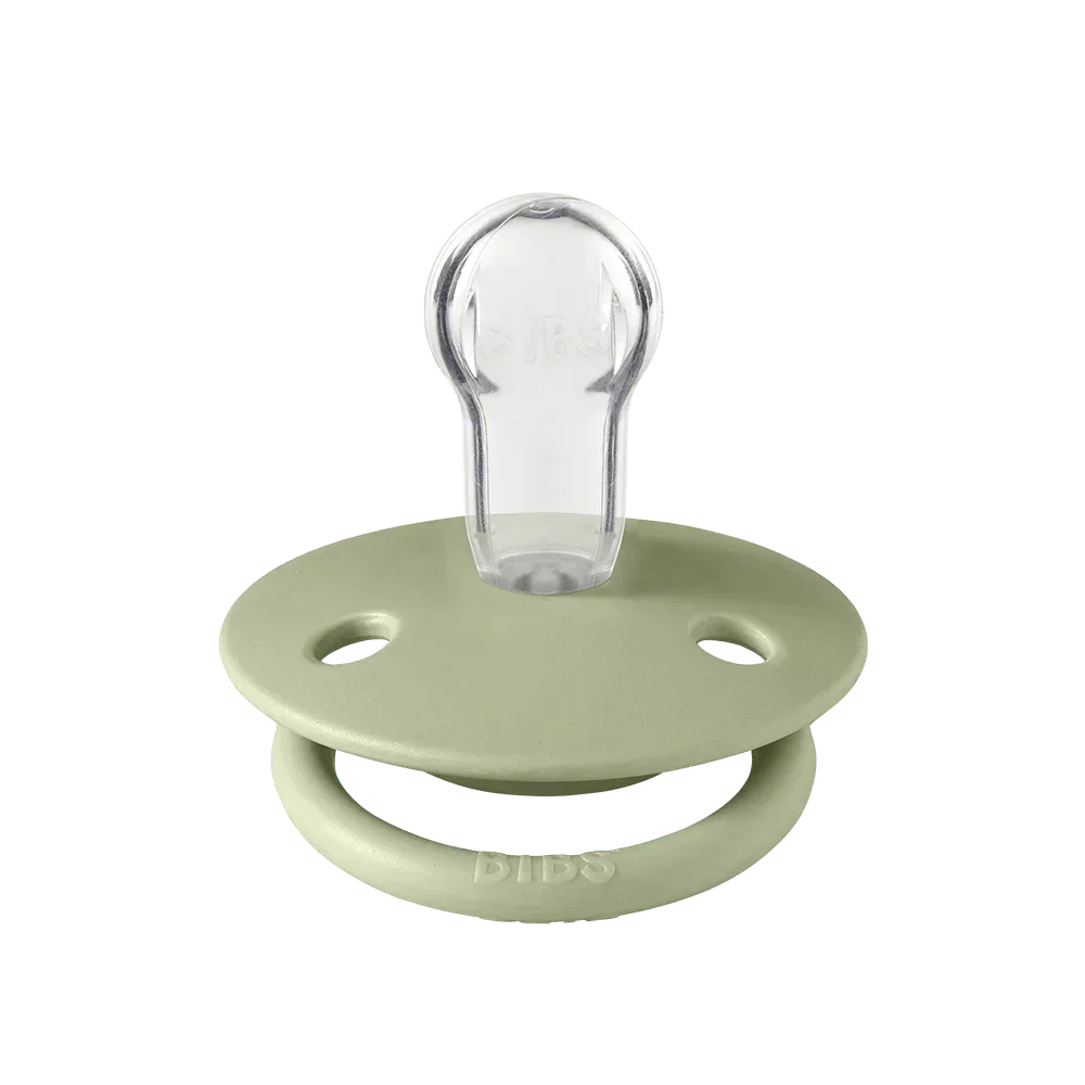 BIBS Pacifiers - De Lux Collection | BPA-Free Round Nipple | Silicone| Set of 2 | One Size | 0-36 months