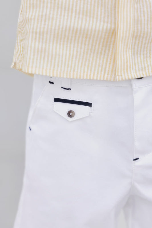 Short
White cotton Ceremony