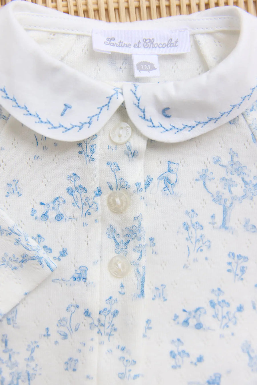 Baby Boys Blue Treasures Babygrow