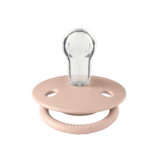 BIBS Pacifiers - De Lux Collection | BPA-Free Round Nipple | Silicone | Set of 2 | One Size | 0-36 Months
