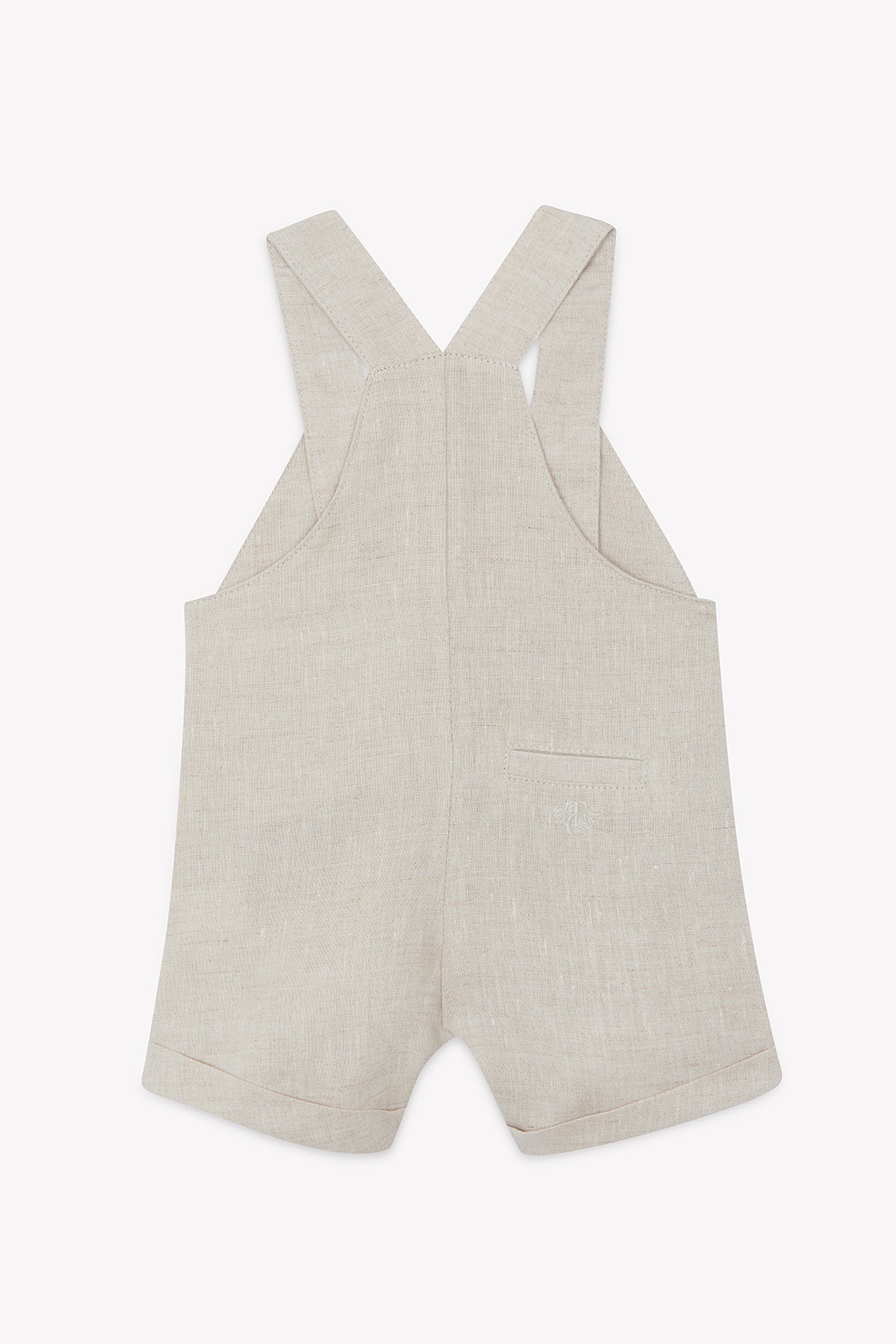 Dungaree short
Sand Linen