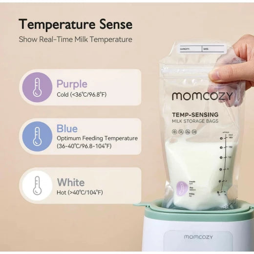 Momcozy| Temp-Sensing. milk Storage Bags 50pcs