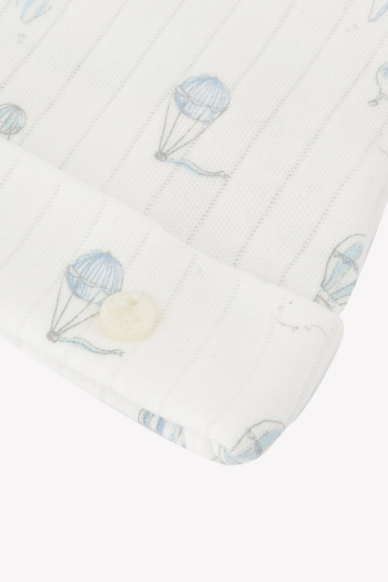 Beanie
Ecru cotton Print hot air balloons