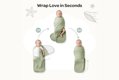 Momcozy Easy Swaddle Wrap For 0-3M