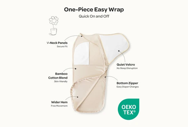 Momcozy Easy Swaddle Wrap For 0-3M
