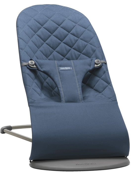 BabyBjörn - Bouncer Bliss | Woven Quilt | Midnight Blue