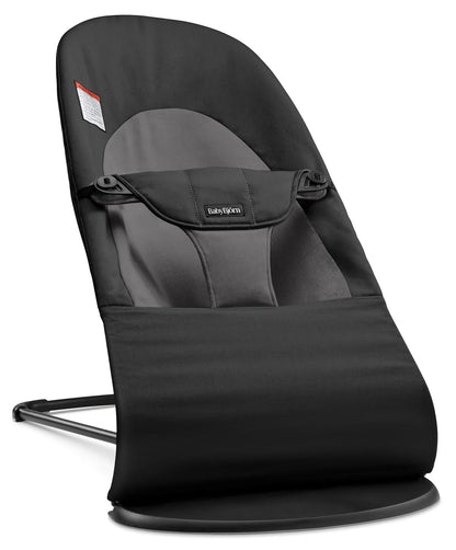 BabyBjörn - Bouncer Balance Soft | Woven | Black / Dark Grey