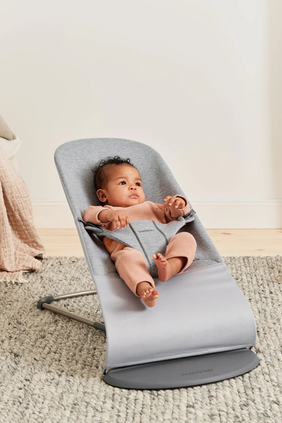 BabyBjörn - Bouncer Bliss | 3D Jersey | Light Grey