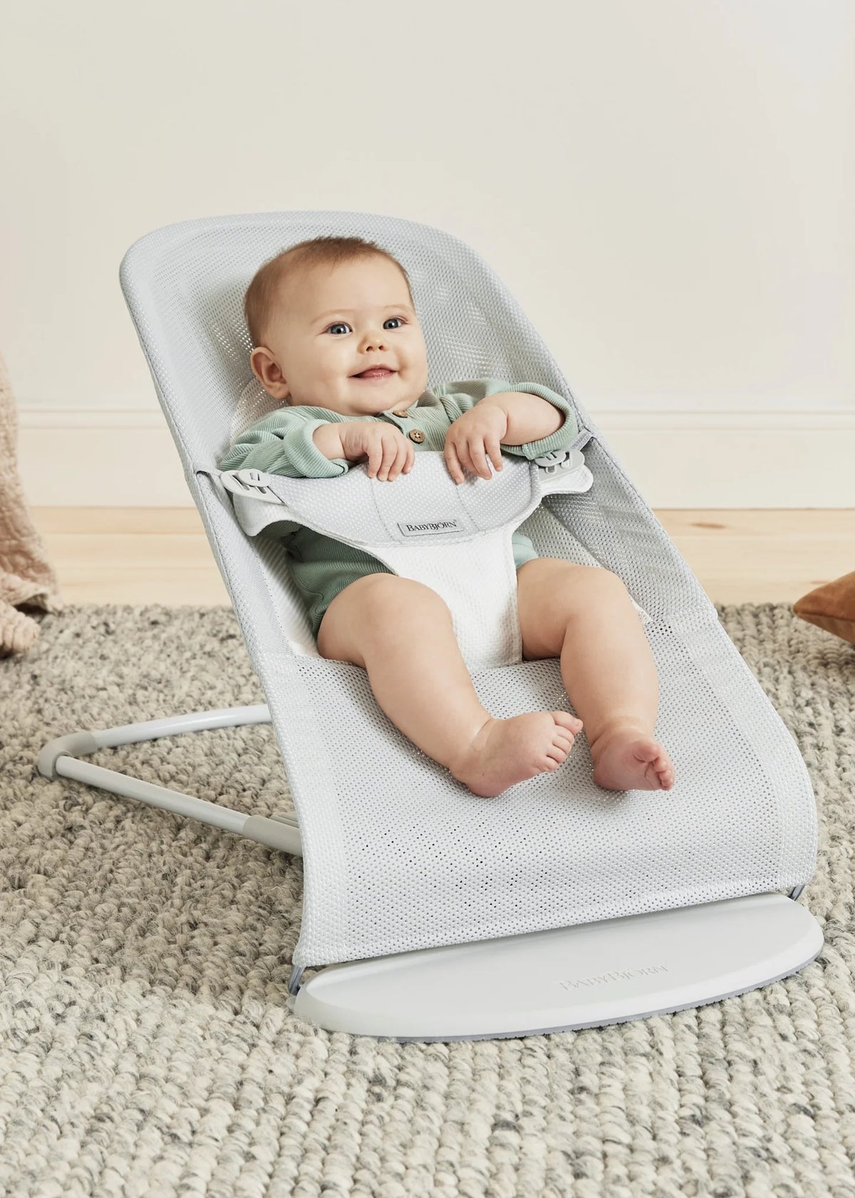 BabyBjörn - Bouncer Balance Soft | Mesh | Silver / White