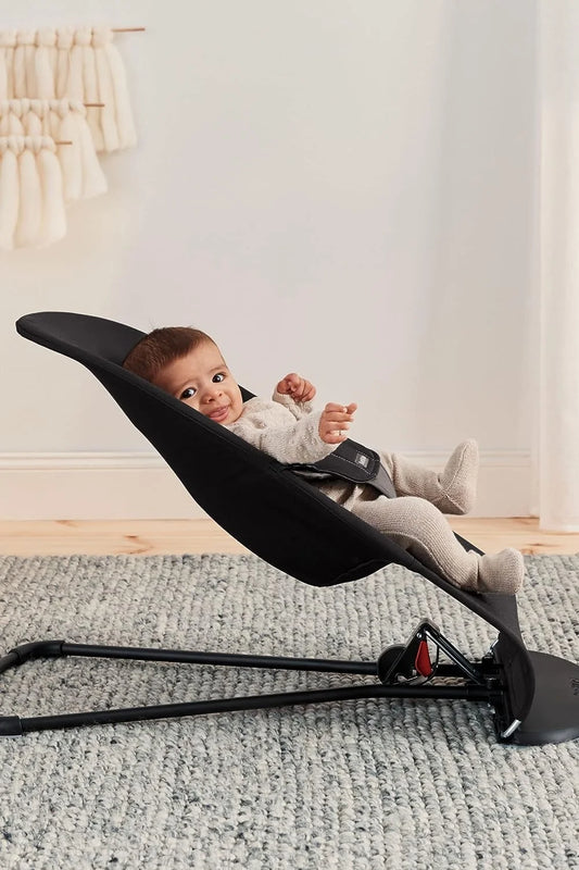 BabyBjörn - Bouncer Balance Soft | Woven | Black / Dark Grey